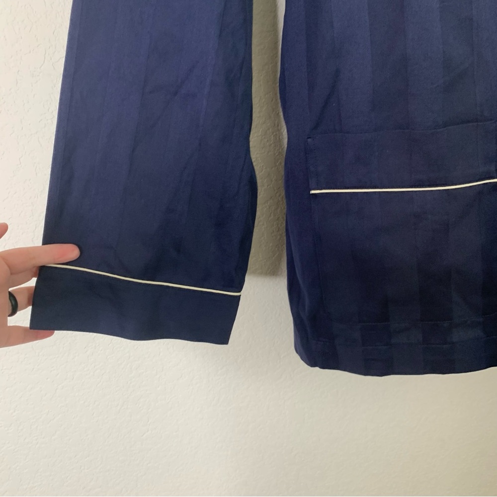 Polo Ralph Lauren Mens blue crest button down long sleeve pajama shirt L NWT - Picture 5 of 10